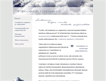 Tablet Screenshot of lentomaksu.fi